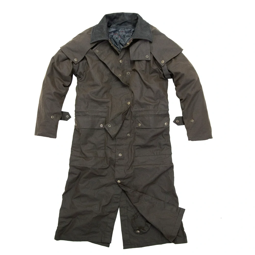 Kakadu Workhorse Drovers Brown australský dlouhý kabát