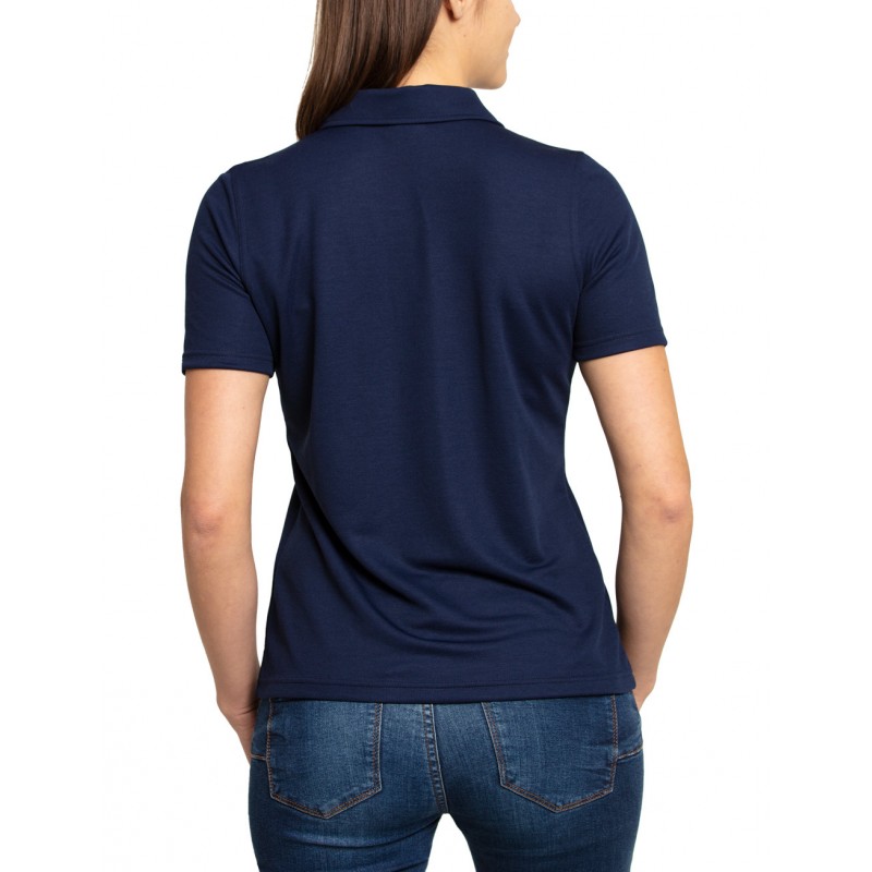 Dámske UV tričko iQ Company Polo modré