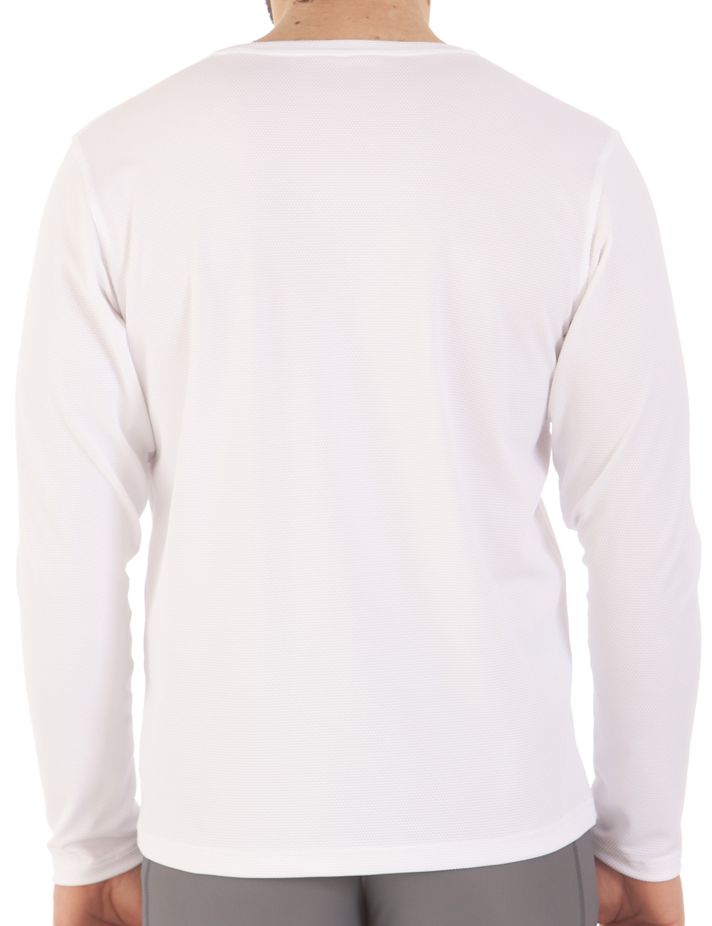 Pánské UV tričko iQ Company Wave LS bílé