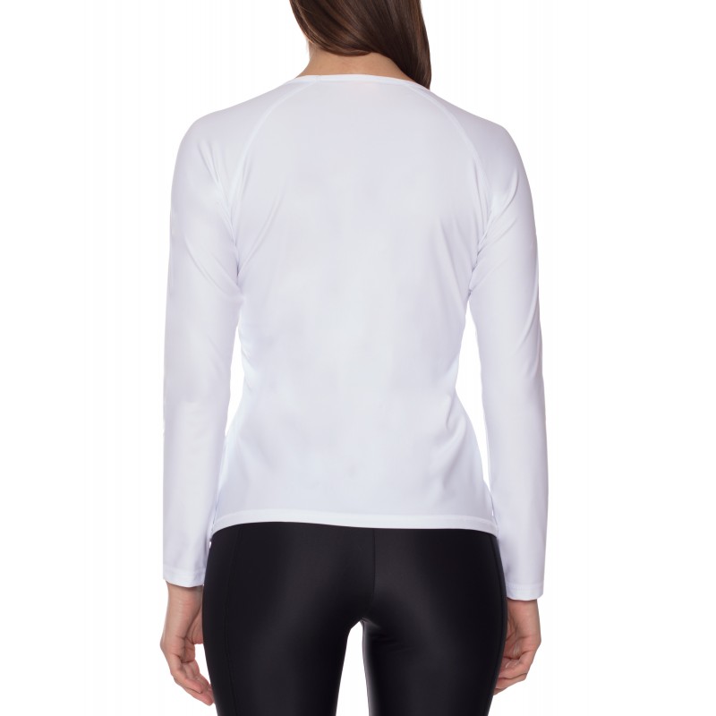 Dámské sportovní UV tričko Aqua LS bílé