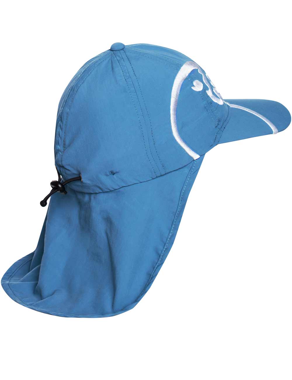 UV dětská kšiltovka s ochranou krku iQ Company Bites modrá