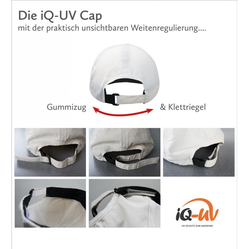 UV kšiltovka iQ Company Bites béžová