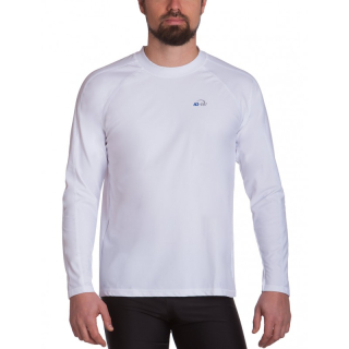 Pánské sportovní UV tričko Aqua LS bílé